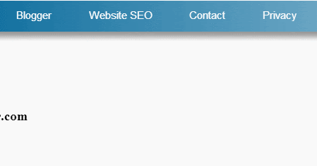 Blog Of Blogger Menu Bar 3d Flying Effect Navigation Menu Bar