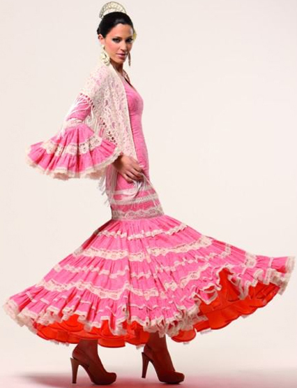 trajes canasteros de flamenca