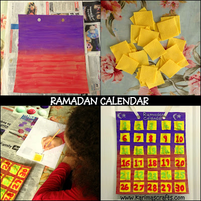 Ramadan Calendar 30 days of Ramadan Crafts Tutorial