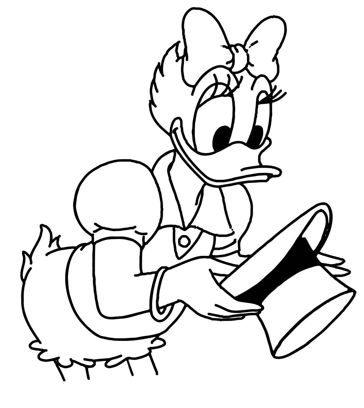 ColoringPagesDisney daisydisneycoloringpage+look+in+the+magic