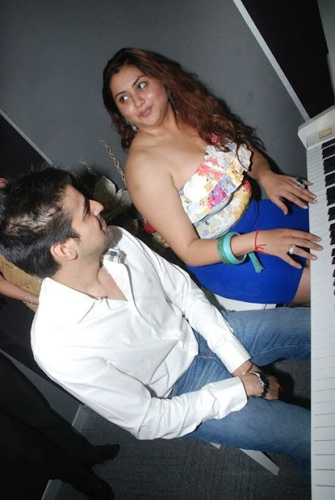 namitha at sonia agarwals music school sound garage inauguration glamour  images