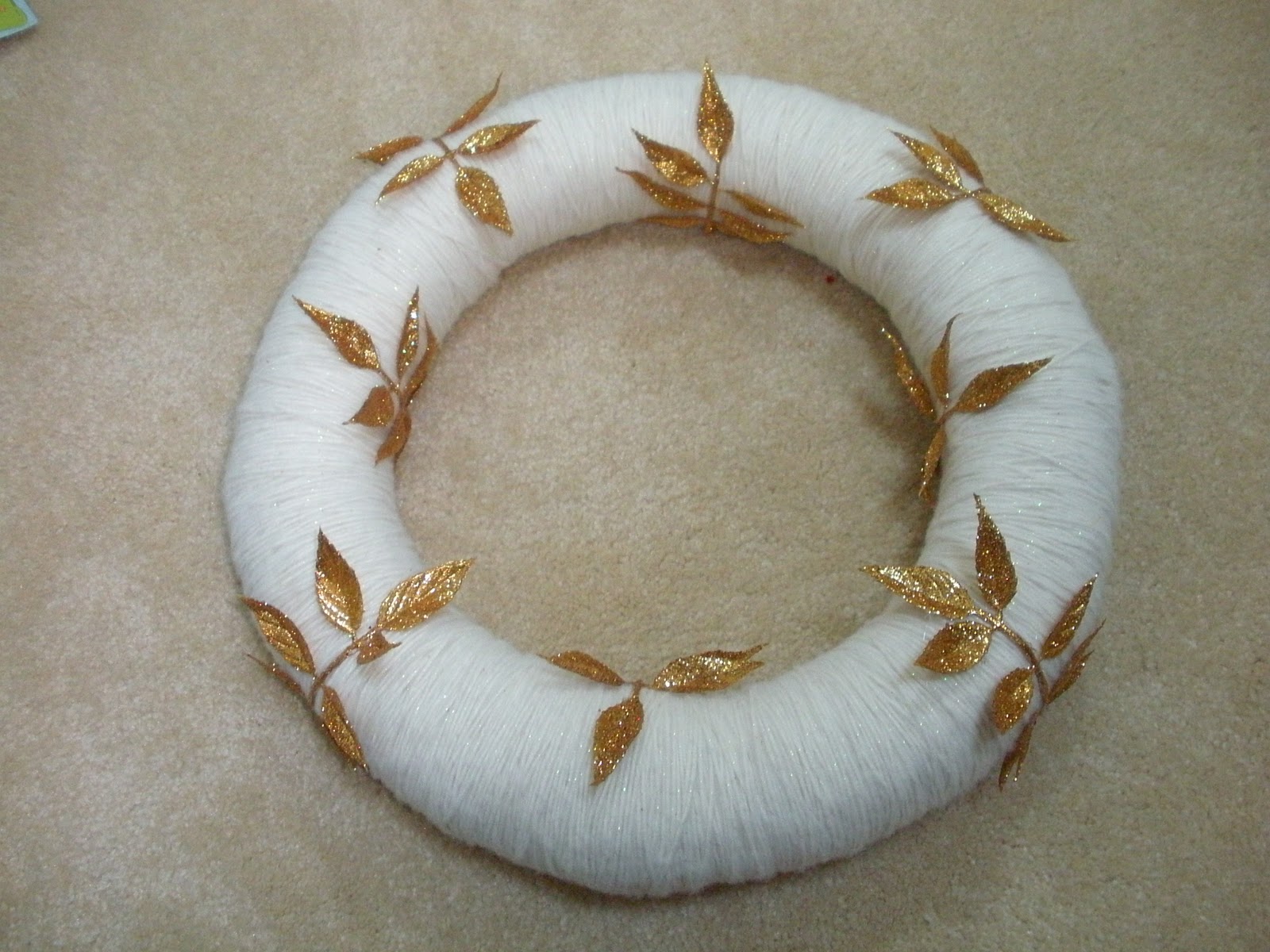 Craft A Spell Gold Leaf Wreath