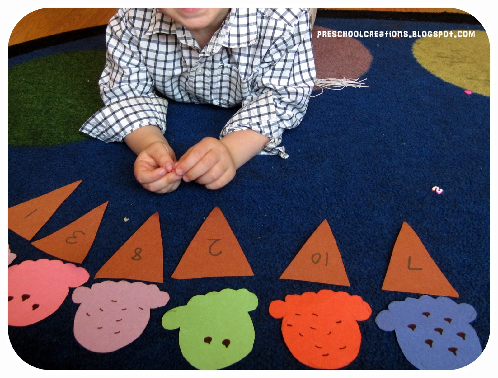 Preschool Creations: ICE CREAM MATH GAME