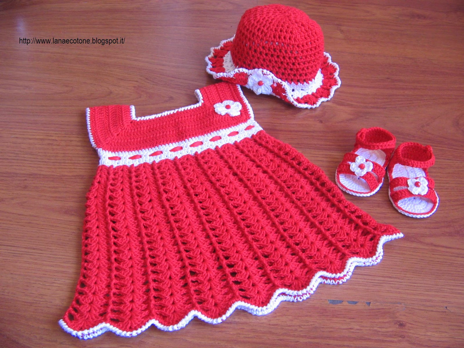 Lana e cotone (maglia e uncinetto): vestitino all'uncinetto Hobby uncinetto