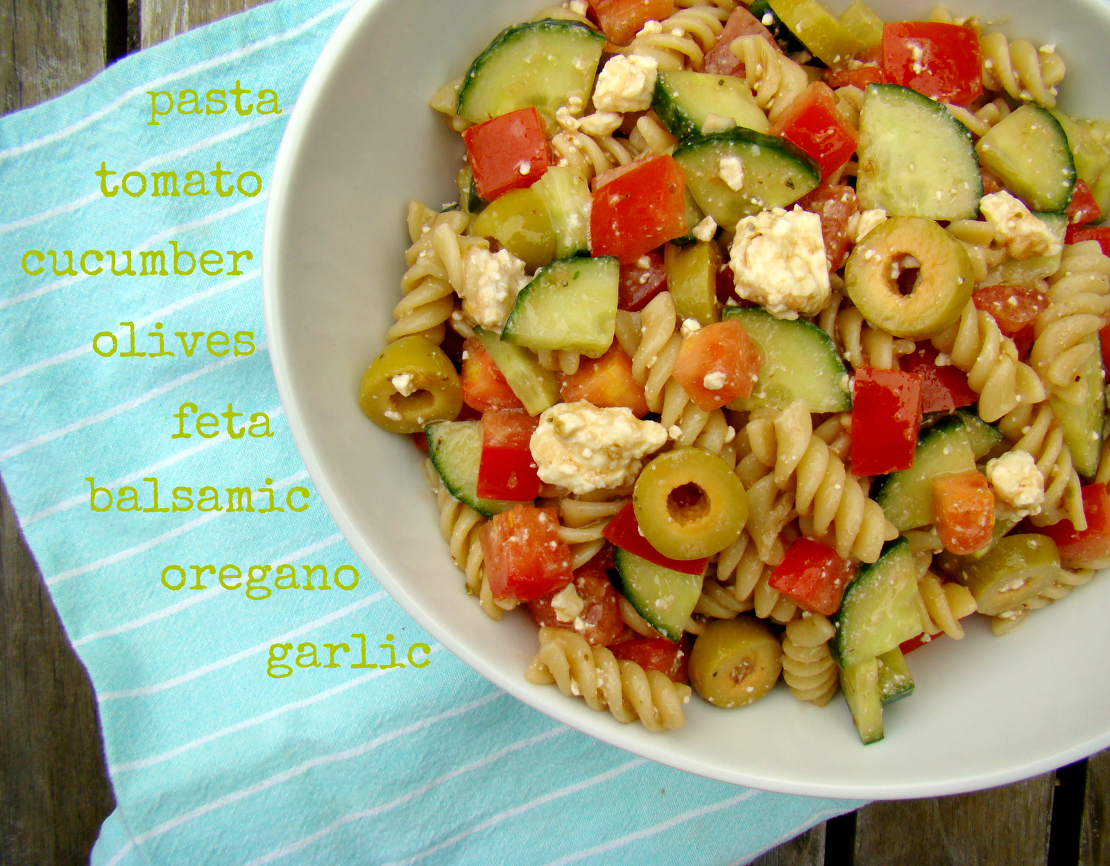 Mediterranean pasta salad