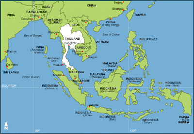 Map of Southeast Asia Region