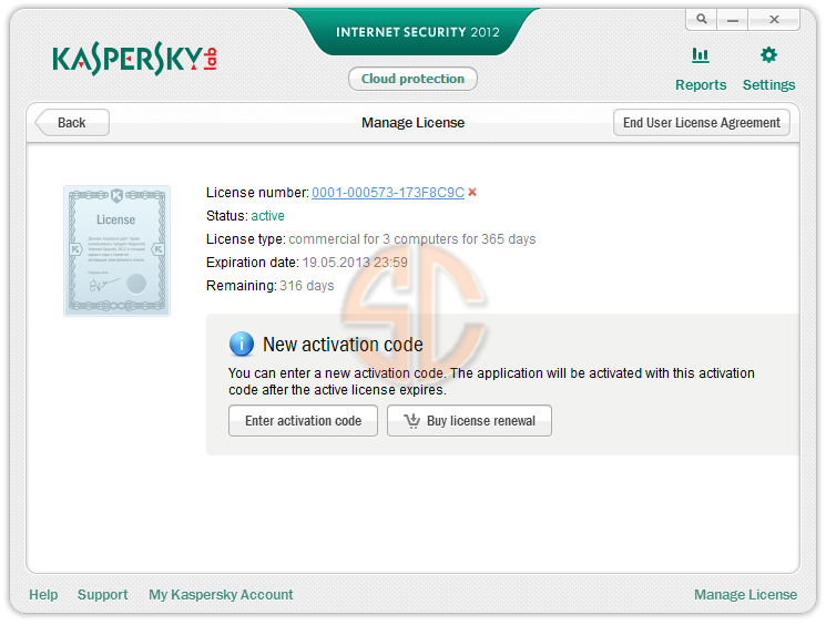 Kaspersky Internet Security 2012 12.0.0.374 Full Keys