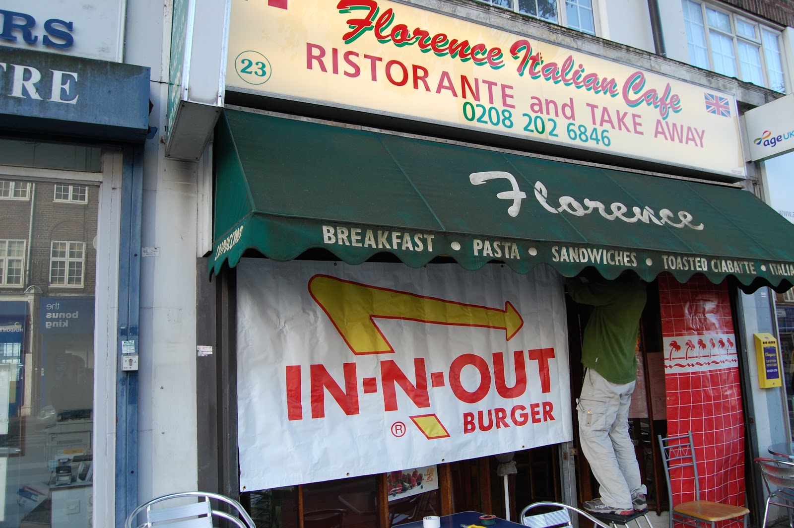 Burger Me! A London Burger Blog [PopUp] The Day InNOut Burger Came to London...well, Hendon.