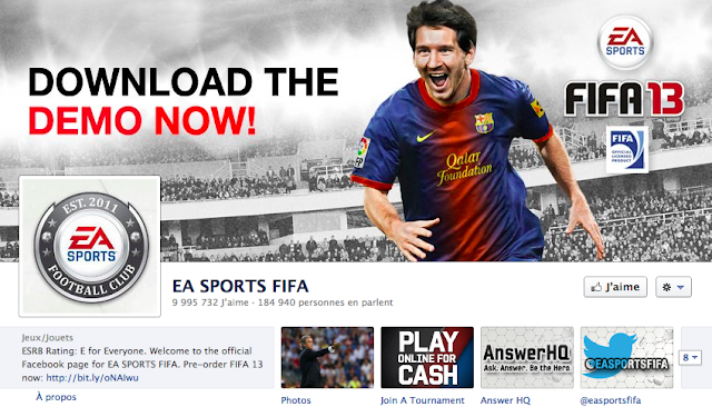 Page Facebook EA Sports FIFA