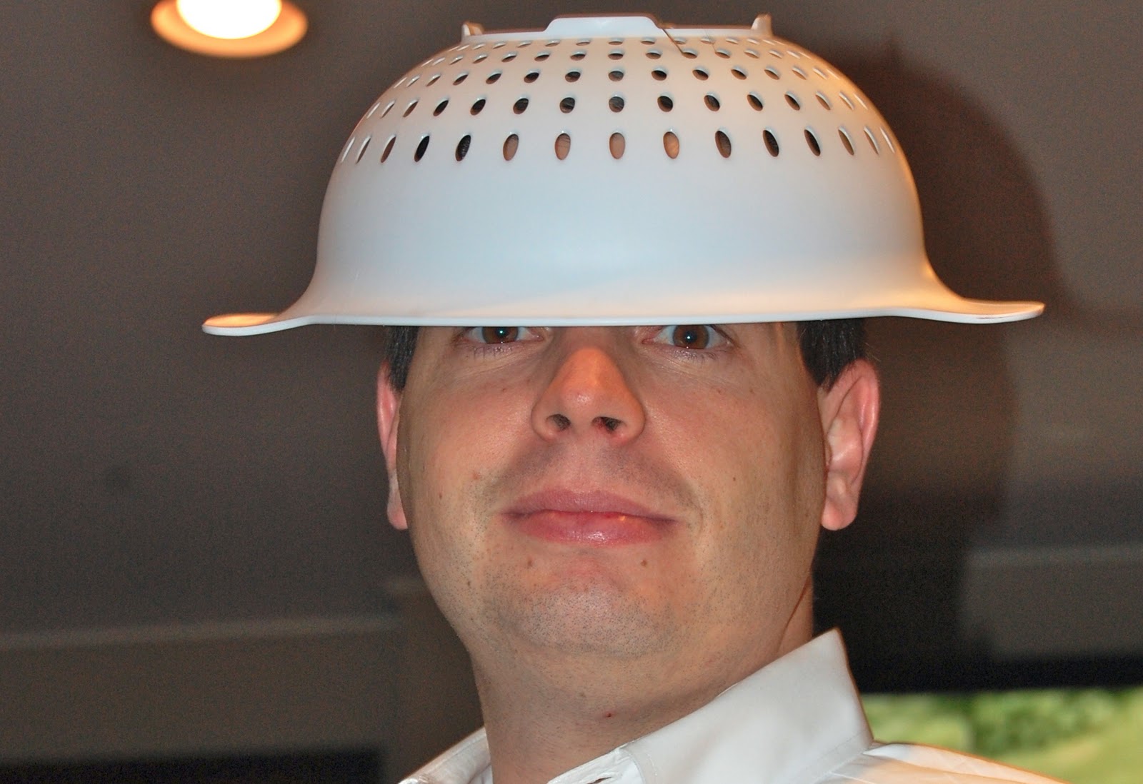 Our Becker Blog Colander Hat
