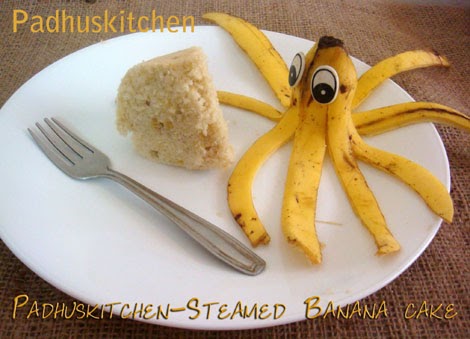 Steamed Banna Cake Steamed Banna Cake