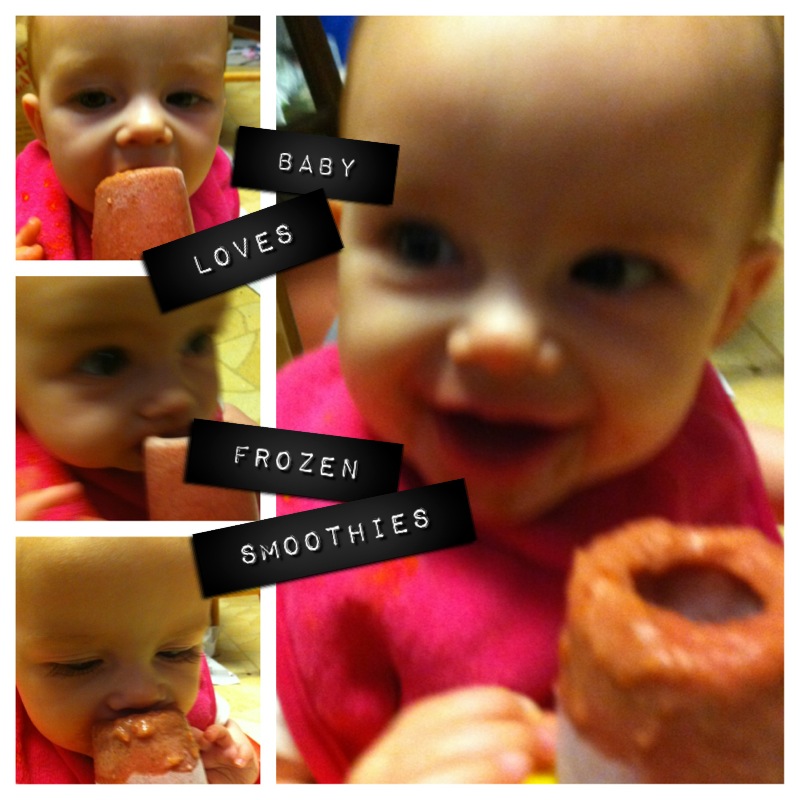Biting The Hand That Feeds You Baby Loves Smoothies! BabySafe