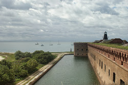 Side view with Lighthouse and Moat