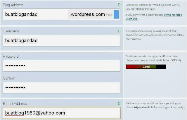 cara membuat blog di wordpress lengkap