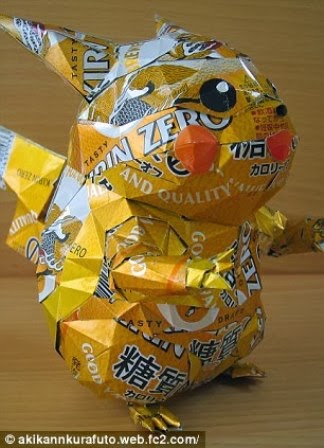 Origami dari Kaleng Origami dari Kaleng