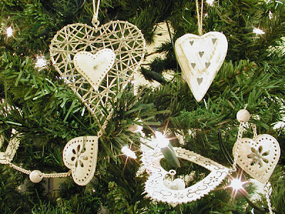 christmas decorations with ornaments