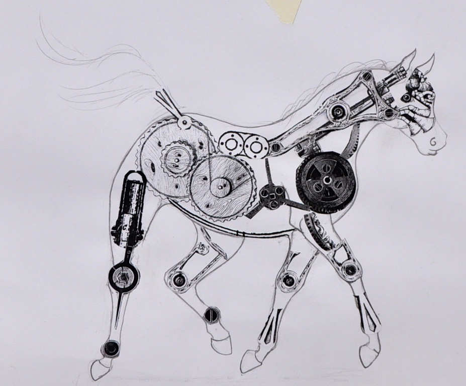 Pompey Illustration: Mechanical Animals