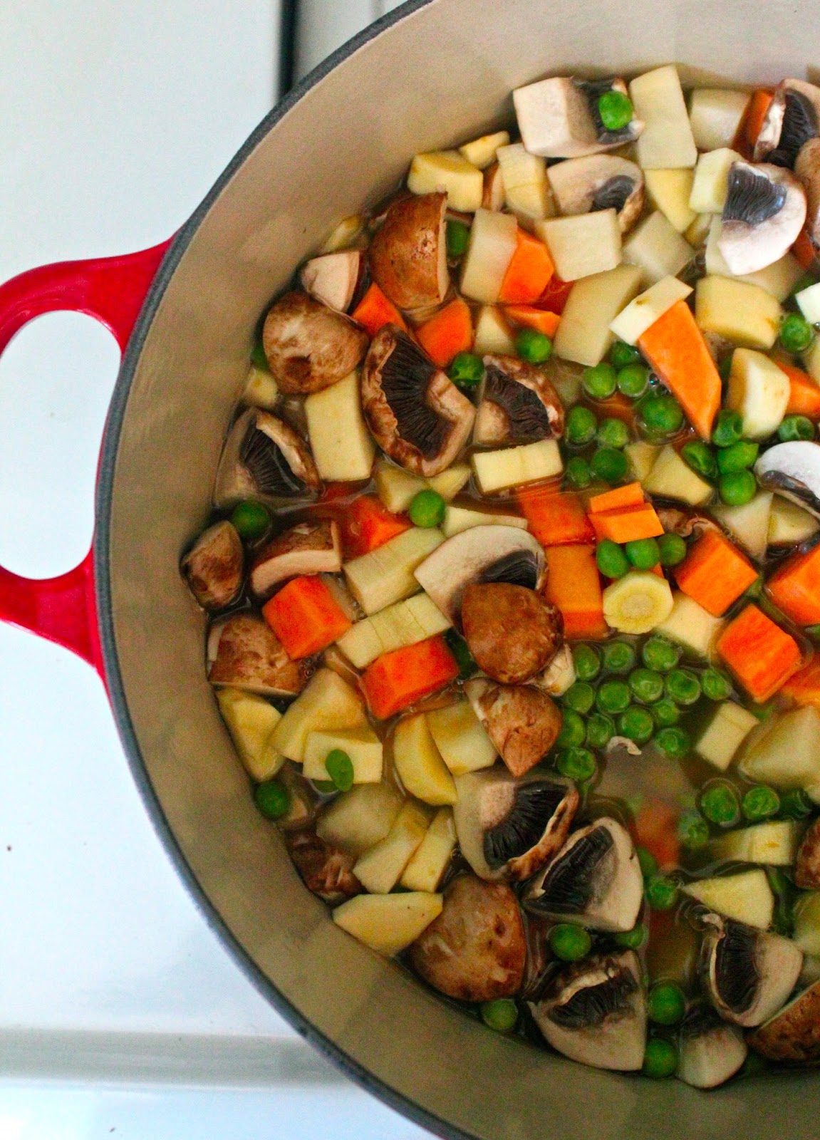 Carey On Lovely Chicken and Root Vegetable Pot Pie