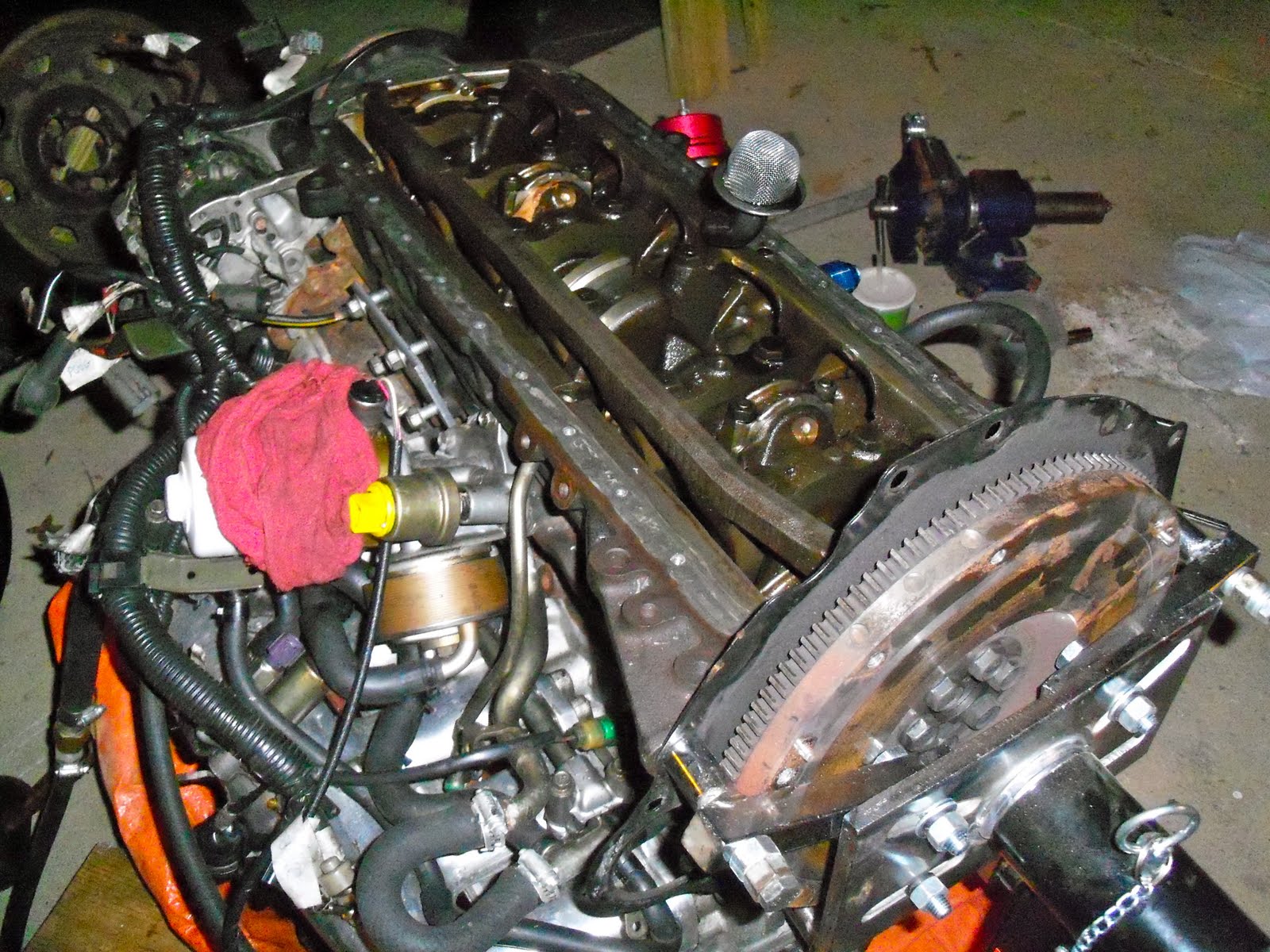 ziptied z dipstick holes