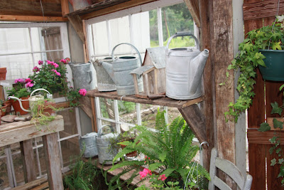 Painted by Cheryl: garden shed