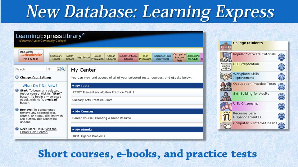 Spotlight on Learning Express Library
