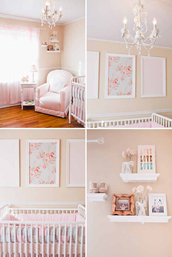 I Heart Pears Pink and White Girl Nursery