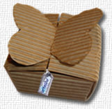  caja de cartón corrugado