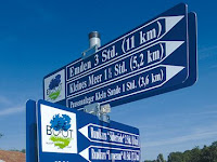 Schild für Paddler