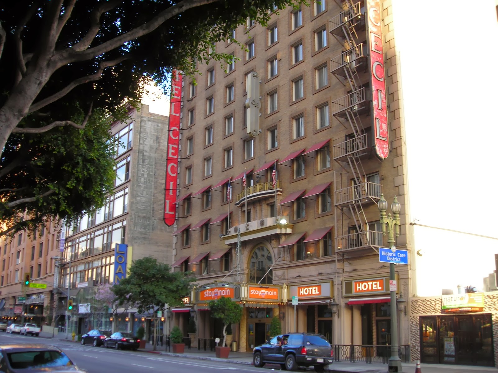 The Hotel Cecil opened in 1927. 