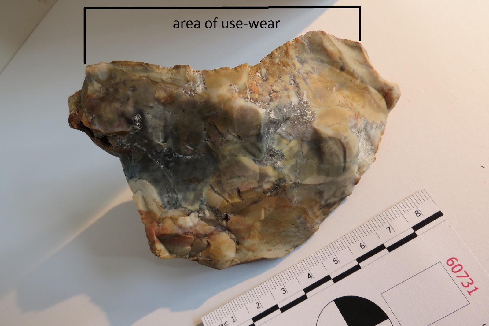 Archaeology of Portable Rock Art A fine example of the "Topper chopper