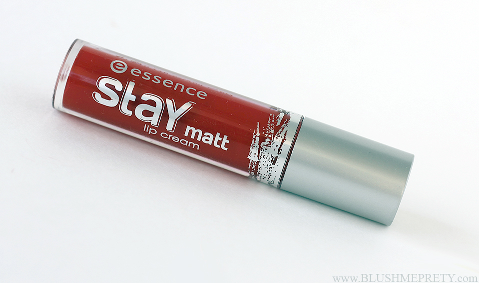 Essence Stay Matt Lip Cream Red Silky Review