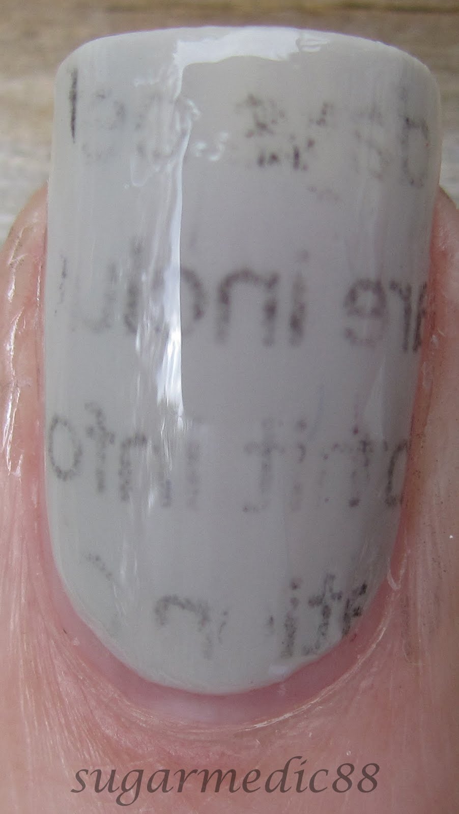 The Polished Medic Newspaper Nails withOUT Alcohol (Vodka)