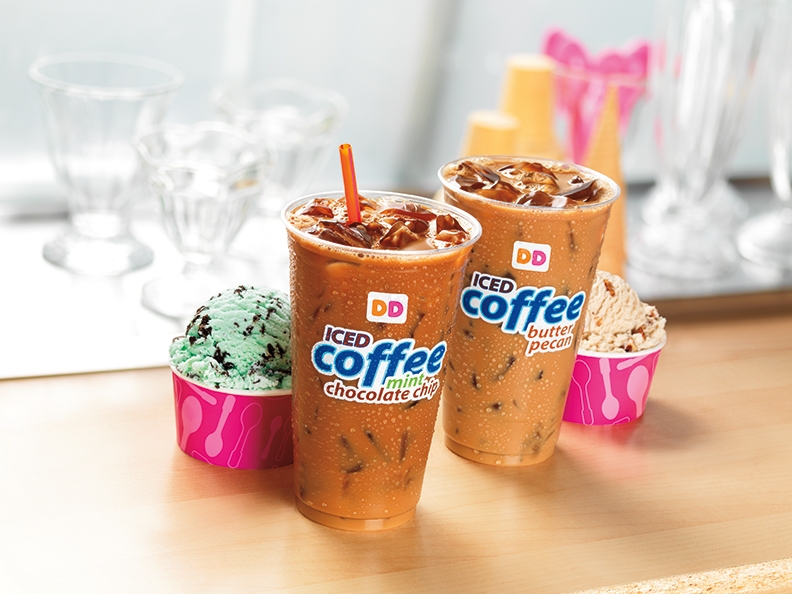 News Dunkin' Donuts New Ice CreamFlavored Coffees Brand Eating