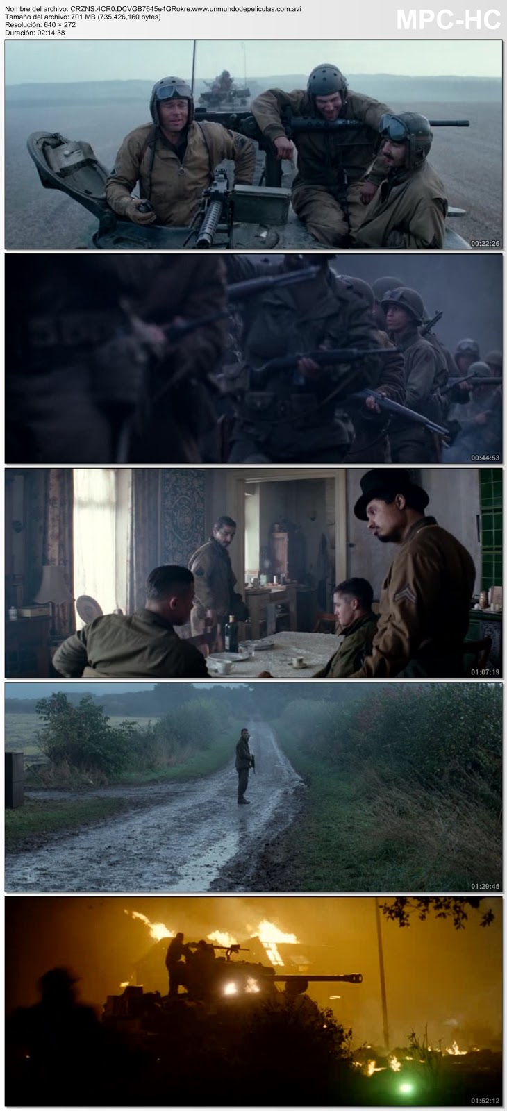 Capturas de la película.