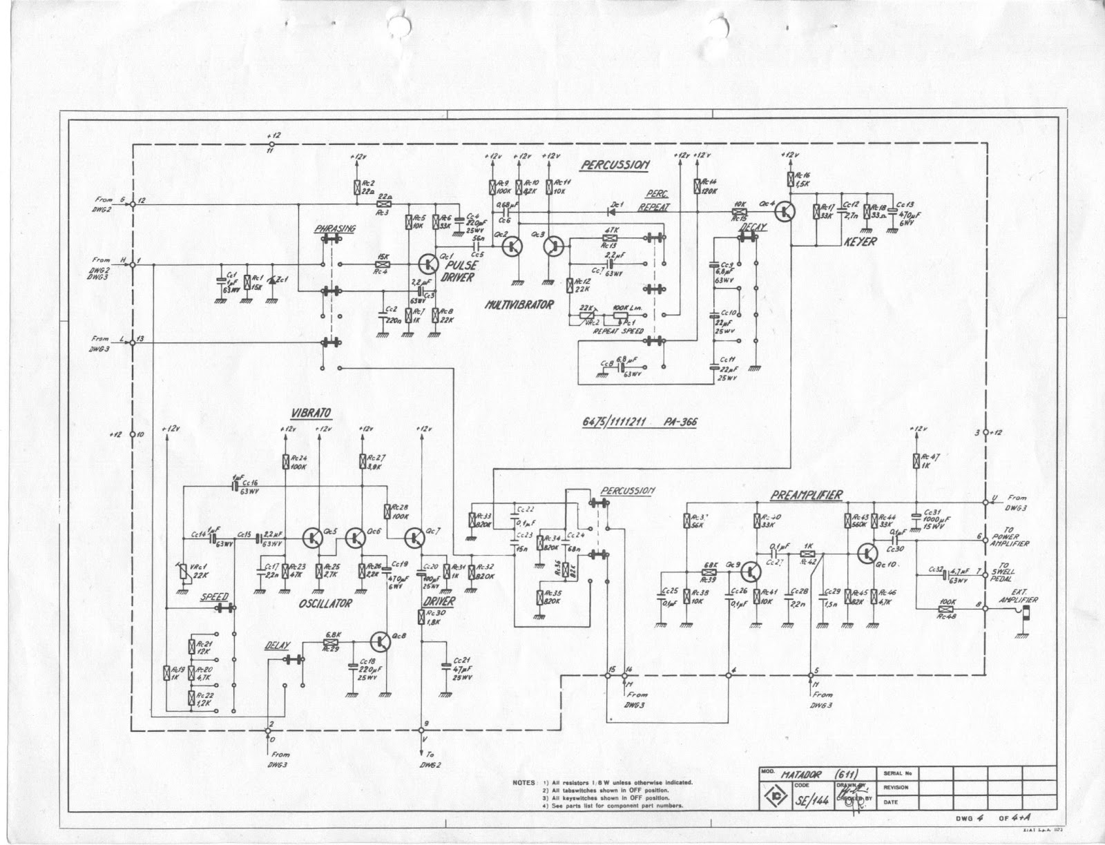 Schema elettrico jammer