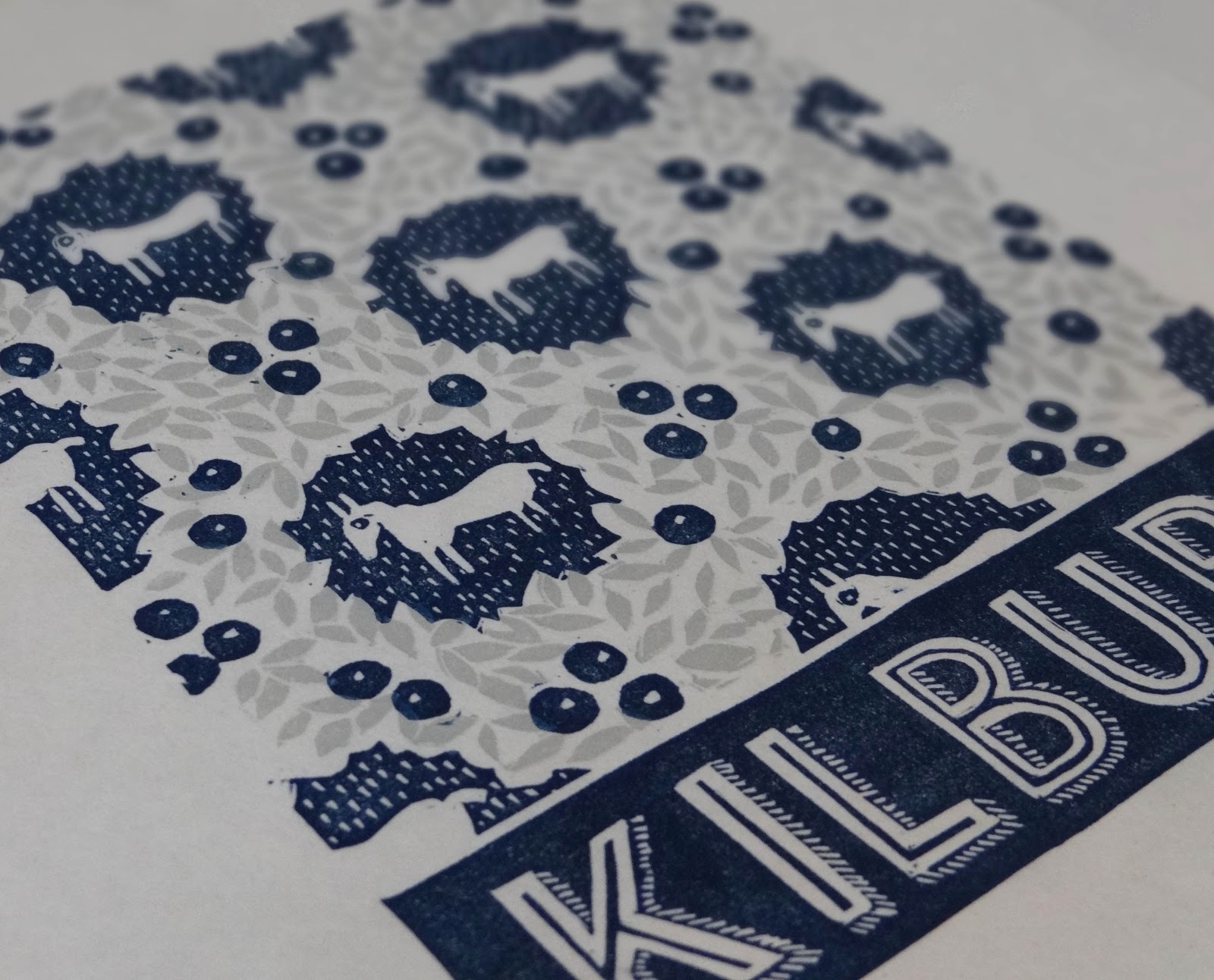 Jeff Josephine Designs News Kilburn Linocut Print