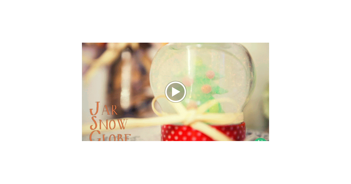 Glass with different types beer esik floresik: Jar Snow Globe - Kula śnieżna w słoiku