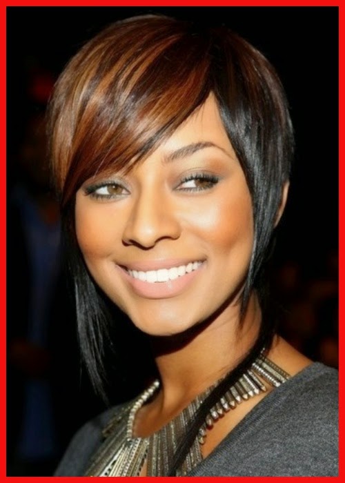 Keri Hilson Weave Hairstyle Edgy Asymmetrical Bob Hair Ideas