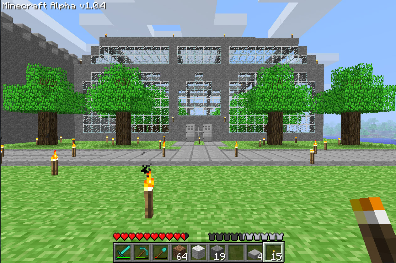 Minecraft The Alpha Challenge If You Have Never Seen The Bottom Of The Tree You Cannot Know How Tall It Stands