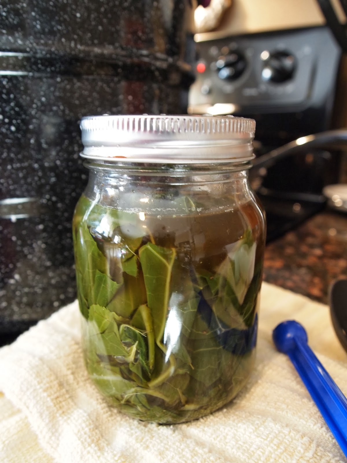 I Am Within Canning Collard Greens and Blackeye Peas