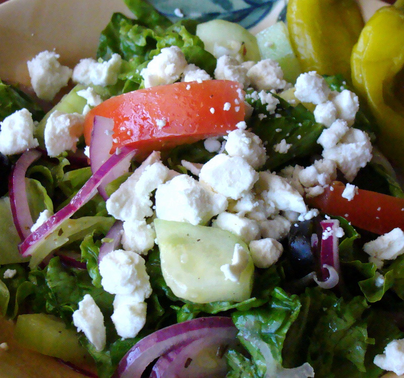 Oregano Overload Greek Salad Sugar Bananas!