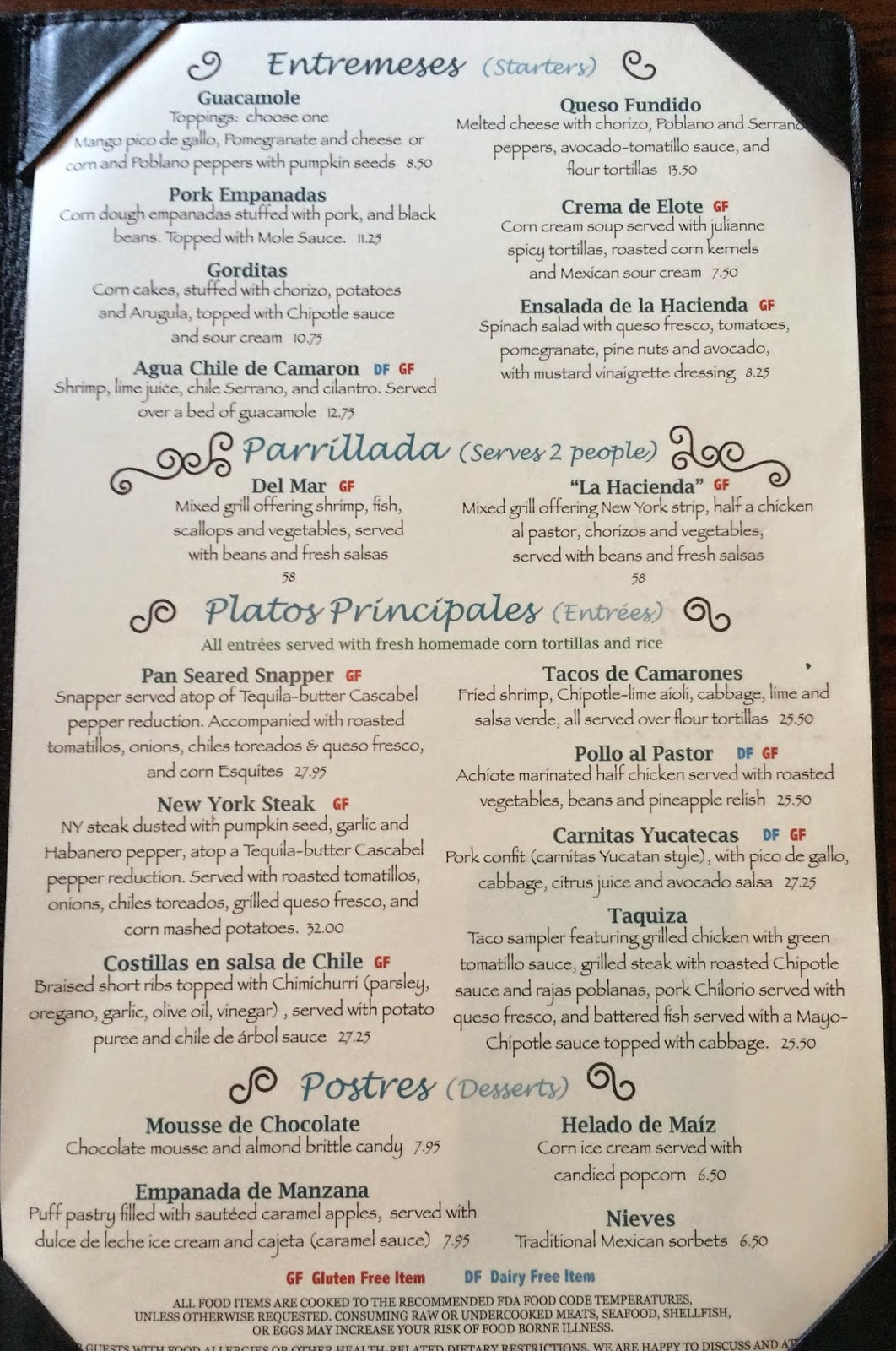 Alexis's Gluten Free Adventures La Hacienda de San Angel Epcot