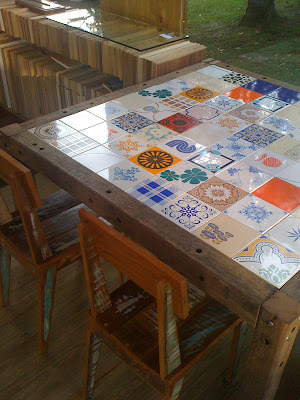 Mesas de azulejos Mesas de azulejos