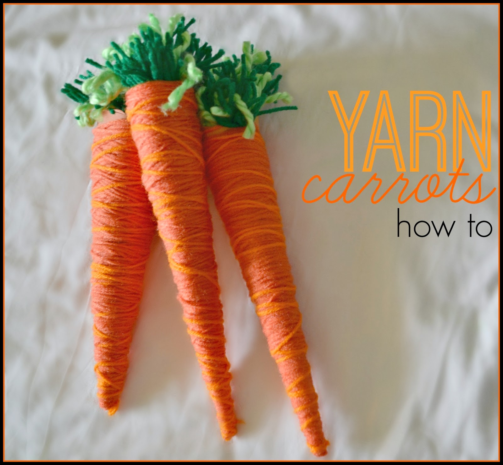 First, let's focus on the carrots. They are so easy and you probably have everything you need at