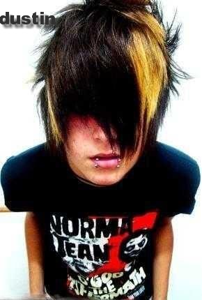 cool emo hairstyles for guys. emo boys hairstyle.