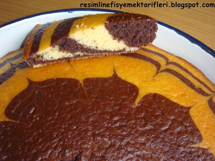 Ebruli Kek TarifiZebra Kek Nefis Yemek Tarifleri