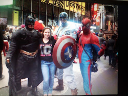 Me with Batman, Captain America, and Spiderman!!!!