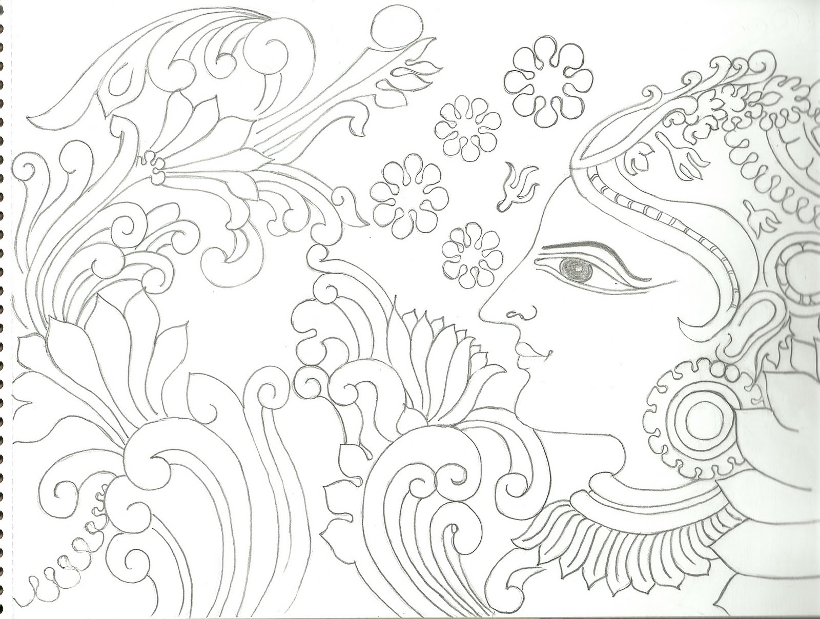 VarnaVismayam. Few More drawings..