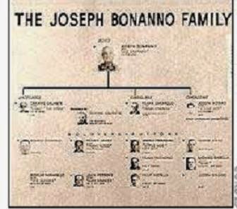 Bonanno Crime Family Chart 2014