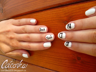 White 205 nails